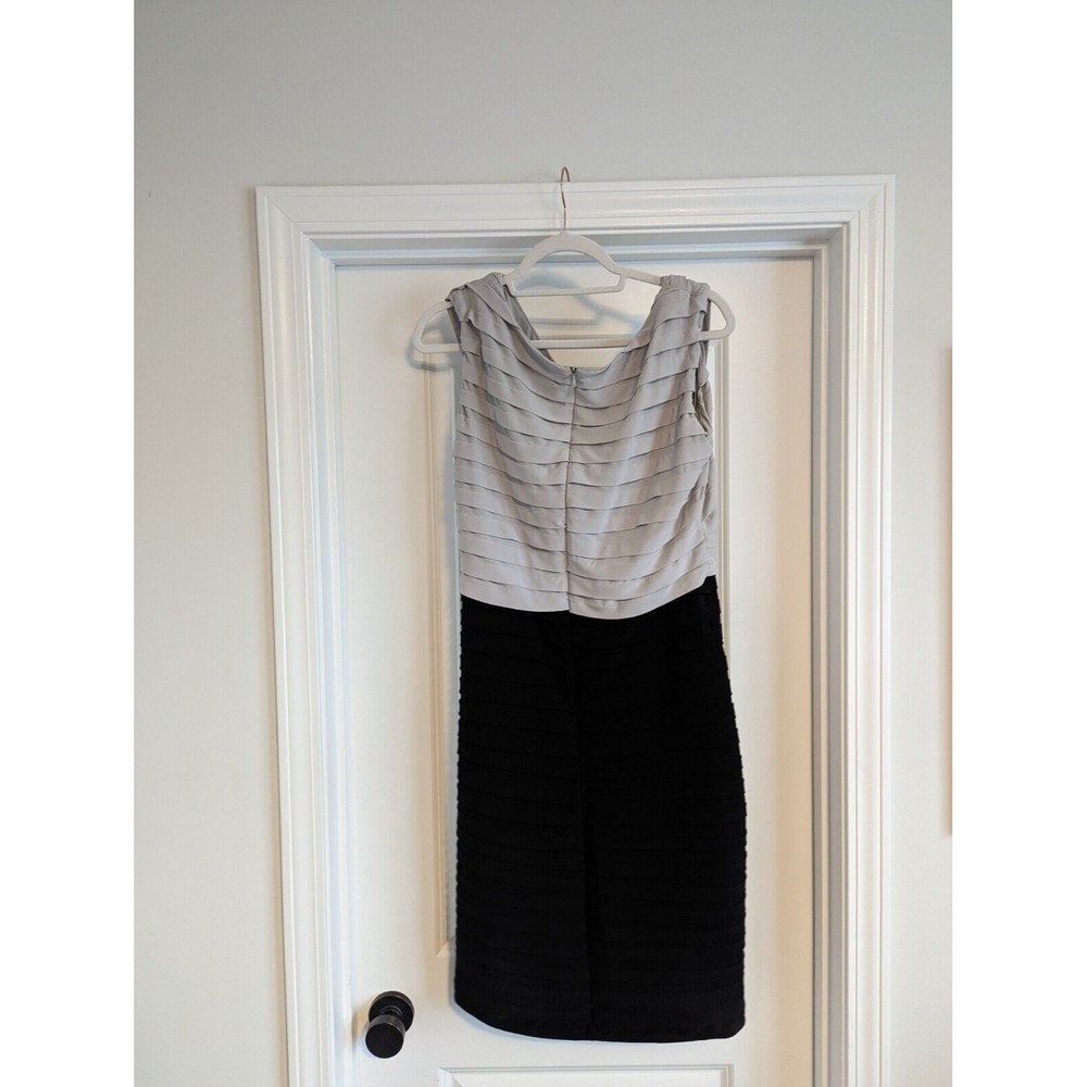 Womens Scarlett Nite  Plus Size Dress Size 16 BALCK AND GRAY